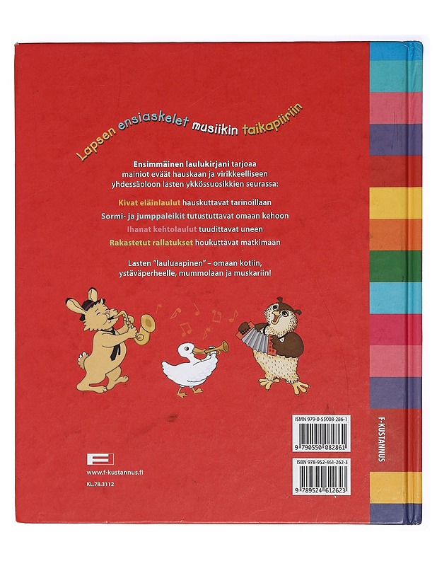 Ensimmäinen laulukirjani - Kari, Virpi - Lastenkirjat - 10105414111 - 1