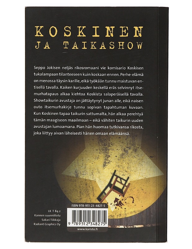 Koskinen ja taikashow - Seppo Jokinen - Jännitys ja dekkarit - 10105414126 - 1