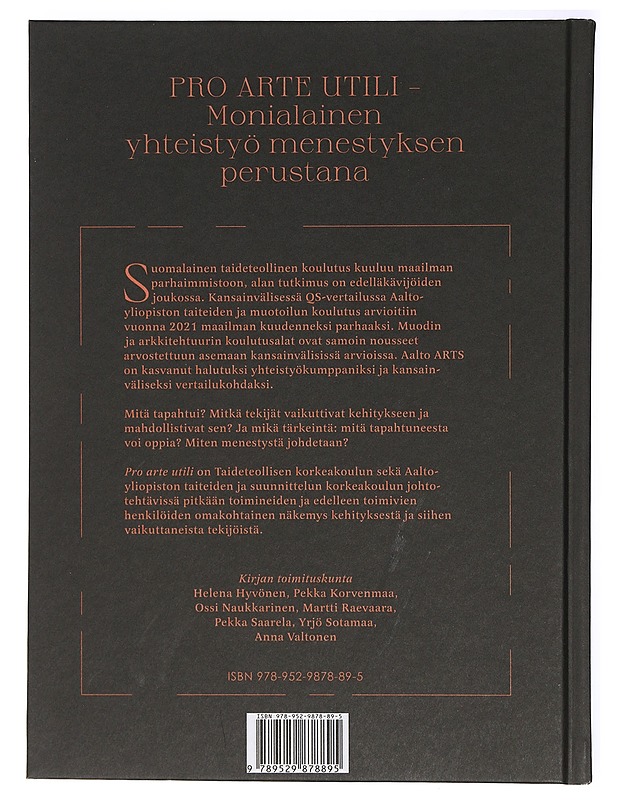 Pro arte utili : monialainen yhteistyö menestyksen perustana - Hyvönen, Helena - Historiakirjat - 10105414206 - 1