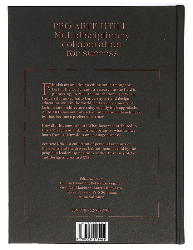 Pro arte utili : multidisciplinary collaboration - the key to success - Hyvönen, Helena - Historiakirjat - 10105414217 - 1