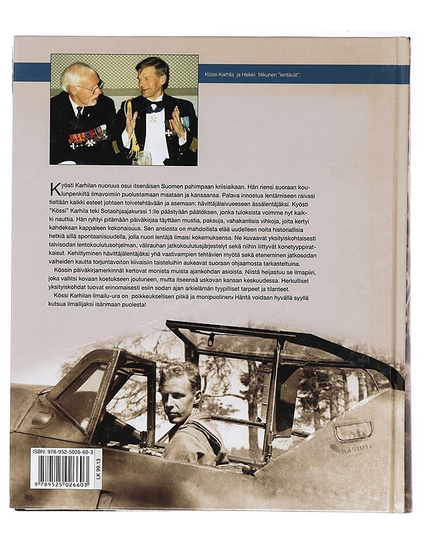 Kyösti Karhila : reservipilottien ykkösässä - Karhila, Kyösti - Elämäkerrat ja muistelmat - 10105414233 - 1