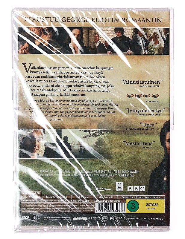Middlemarch - DVD - DVD-elokuvat - 10105414254 - 1