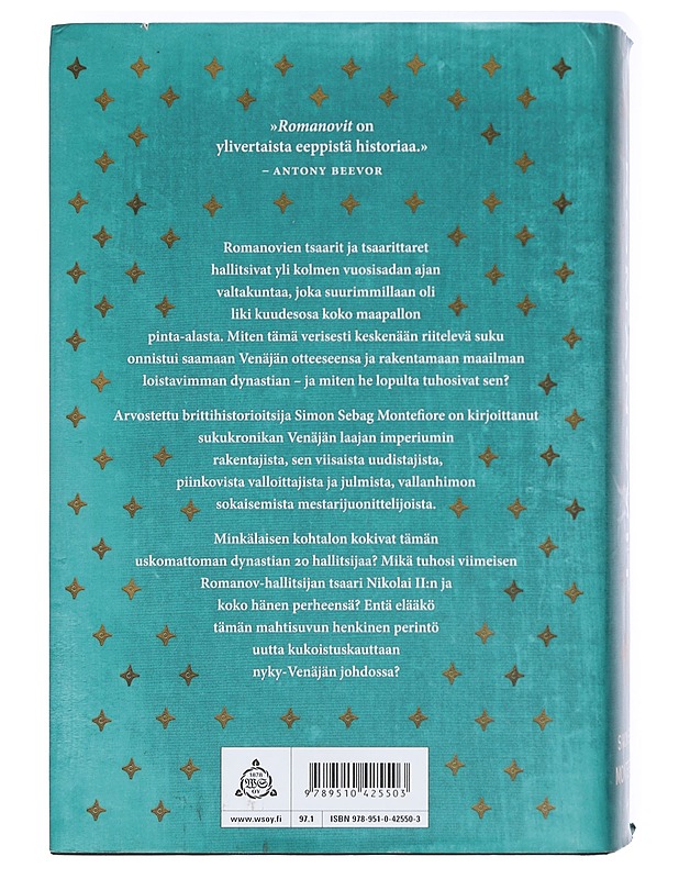 Romanovit : 1613-1918 - Sebag Montefiore, Simon - Elämäkerrat ja muistelmat - 10105414257 - 1