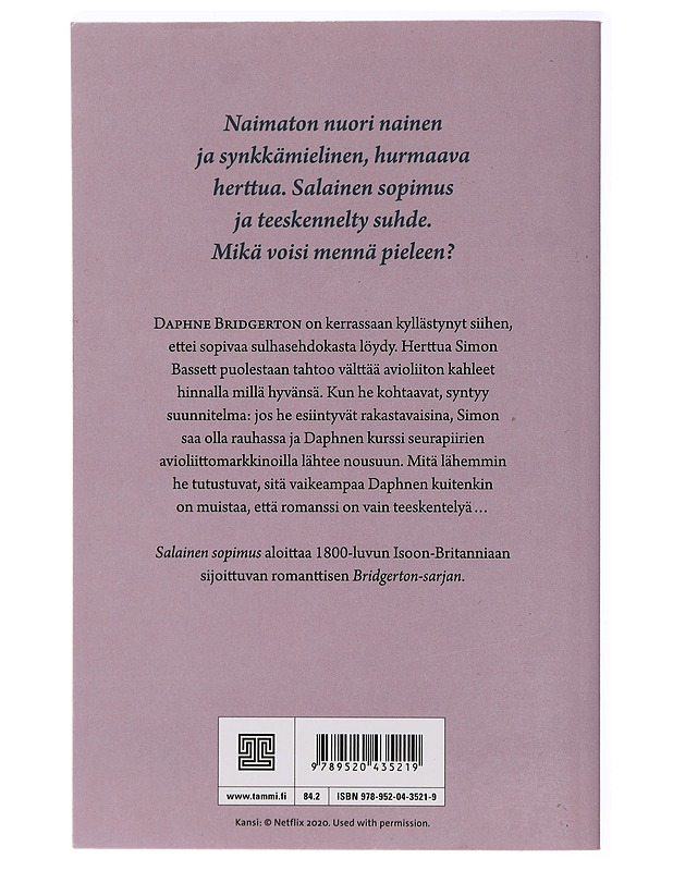 Salainen sopimus - Quinn, Julia - Romaanit ja novellit - 10105414266 - 1