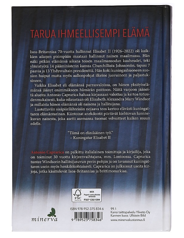 Elisabet II - Caprarica, Antonio - Elämäkerrat ja muistelmat - 10105414295 - 1