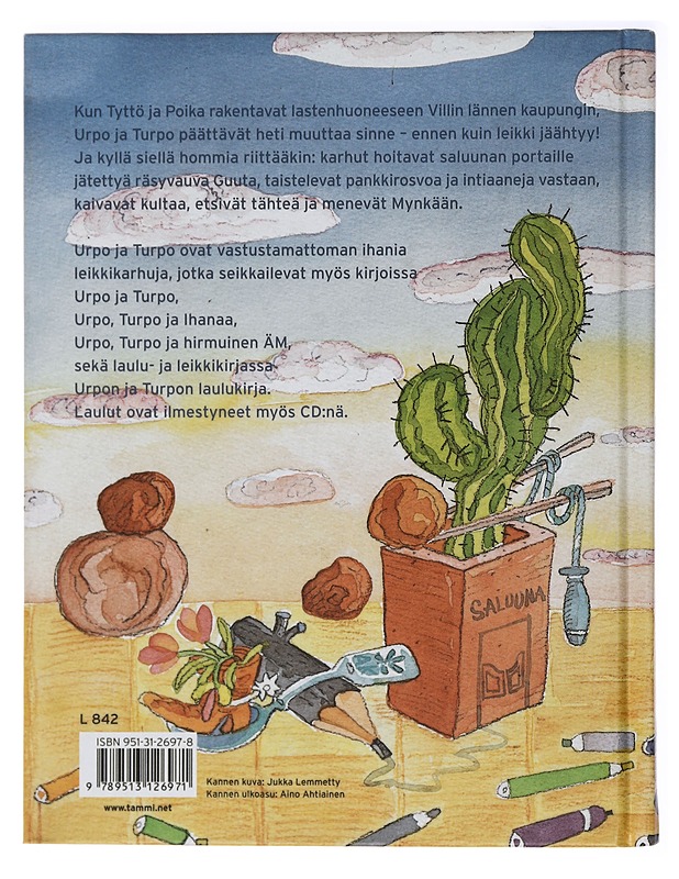 Urpo ja Turpo Villissä lännessä - Huovi, Hannele - Lastenkirjat - 10105414307 - 1