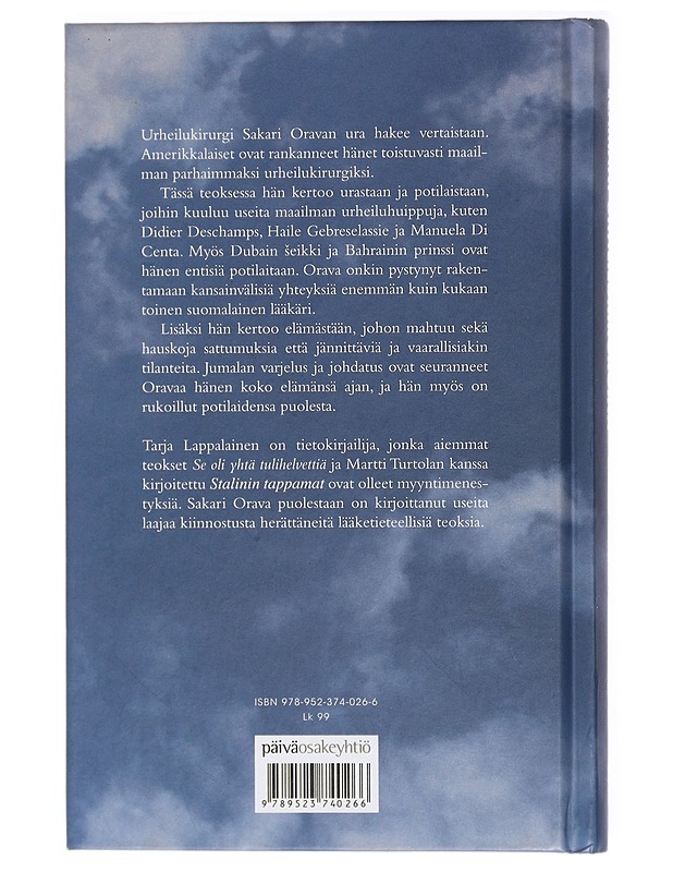 Elämäni urheilukirurgina - Orava, Sakari - Elämäkerrat ja muistelmat - 10105414355 - 1