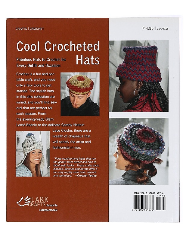 Cool crocheted hats : 40 contemporary designs - Linda Kopp - Tietokirjat ja oppaat - 10105414357 - 1
