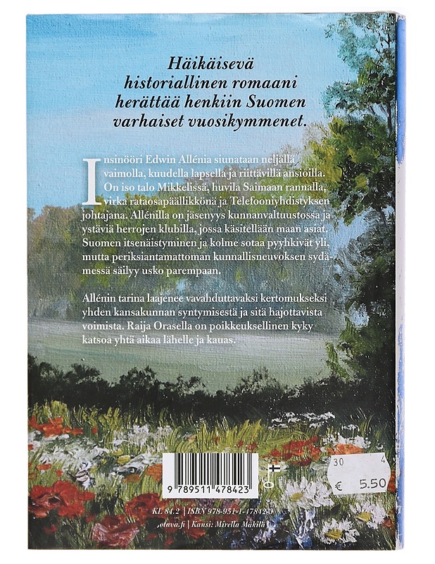 Punaisten kukkien puutarha - Raija Oranen - Romaanit ja novellit - 10105414401 - 1