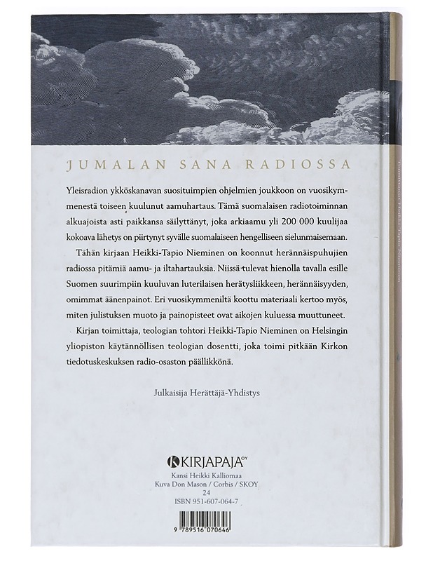 Taivaasta maan yli tuulee : herännäispuhujien radiohartauksia Yleisradiossa 1932-2002 : Jumalan sana radiossa - Nieminen, Heikki-Tapio - Historiakirjat - 10105414422 - 1