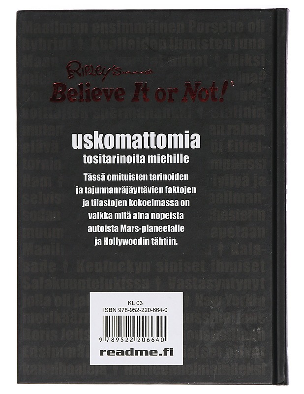 Uskomattomia tositarinoita miehille - Proud, James - Tietokirjat ja oppaat - 10105414437 - 1