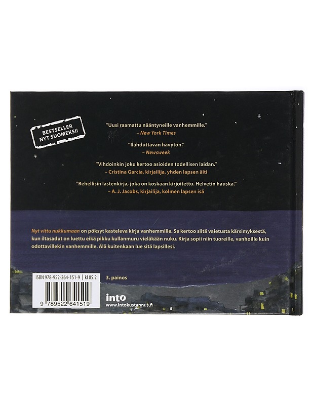 Nyt vittu nukkumaan - Mansbach, Adam - Sarjakuvat - 10105414444 - 1