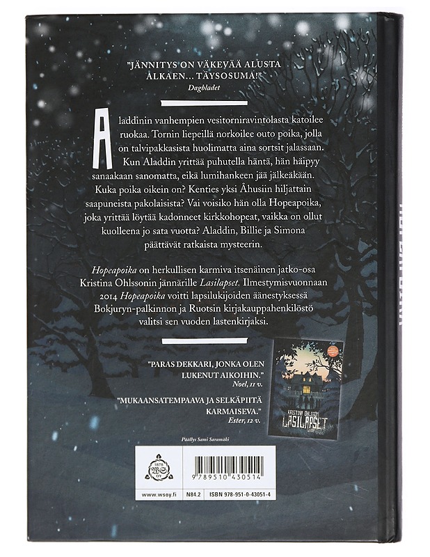 Hopeapoika - Ohlsson, Kristina - Lastenkirjat - 10105414453 - 1