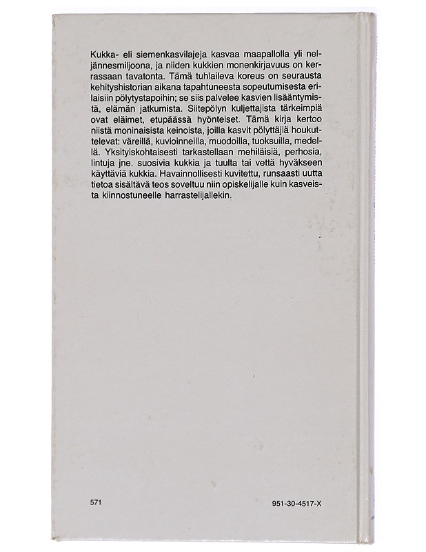 Kukkabiologia - Holm, Eigil - Harrastekirjat - 10105414457 - 1