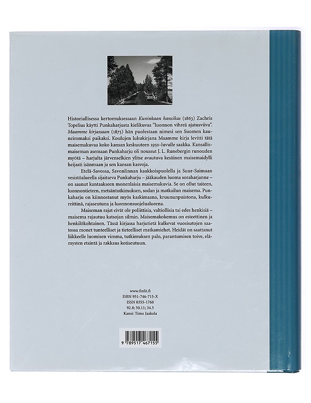 Luonnon vihreä ajatusviiva : Punkaharjun kansallismaisema - Paaskoski, Jyrki - Historiakirjat - 10105414465 - 1
