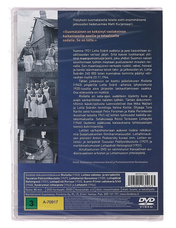 Rivilotta - DVD - DVD-elokuvat - 10105414578 - 1