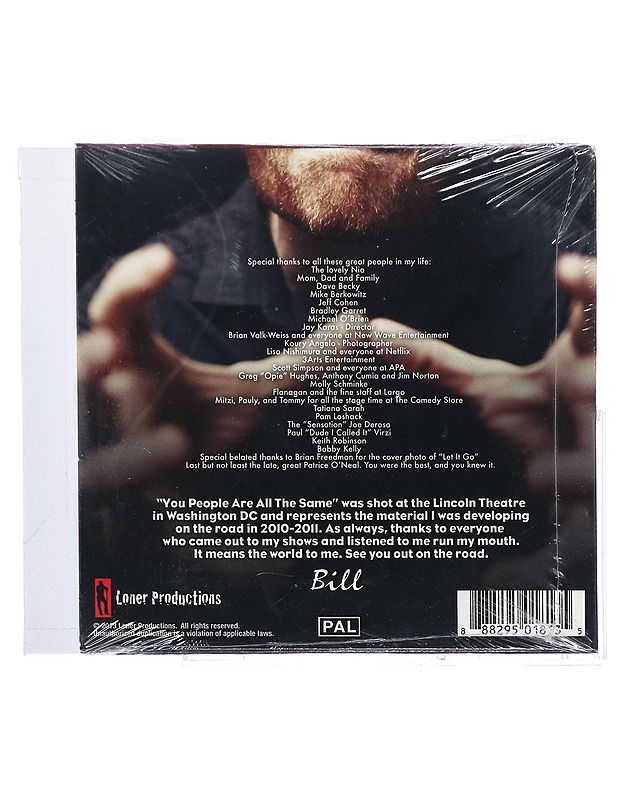 Bill Burr: You people are all the same - CD - CD-levyt - 10105414613 - 1