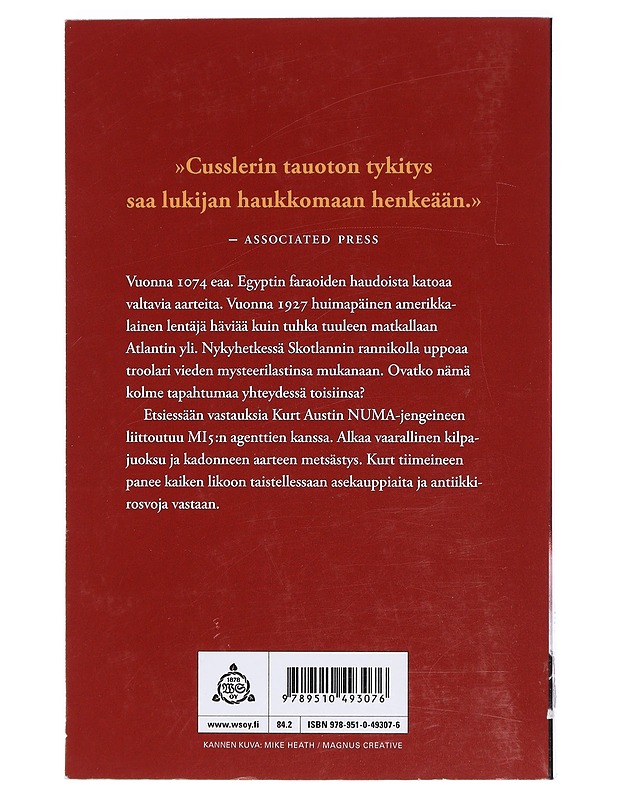 Faraoiden matka - Cussler, Clive - Jännitys ja dekkarit - 10105414623 - 1