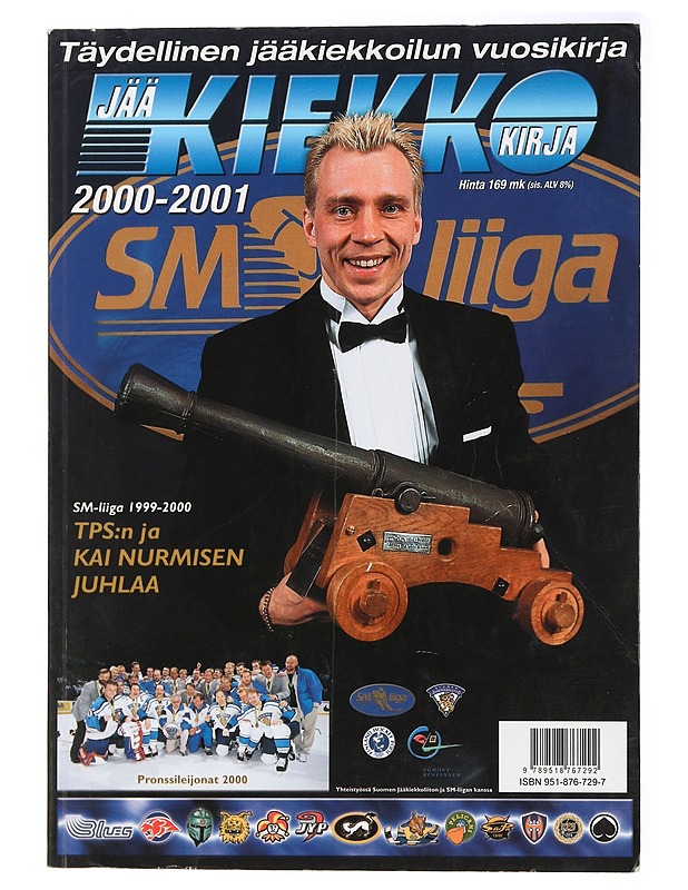 Jääkiekkokirja : Suomen Jääkiekkoliiton ja SM-liigan virallinen kausijulkaisu = The Finnish Ice Hockey Federation official guide & record book 2000-2001 - Suikki, Reijo - Tietokirjat ja oppaat - 10105414635 - 0