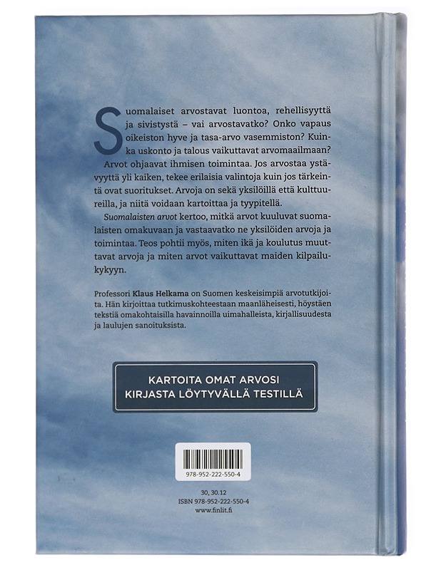 Suomalaisten arvot : mikä meille on oikeasti tärkeää? - Klaus Helkama - Tietokirjat ja oppaat - 10105414628 - 1