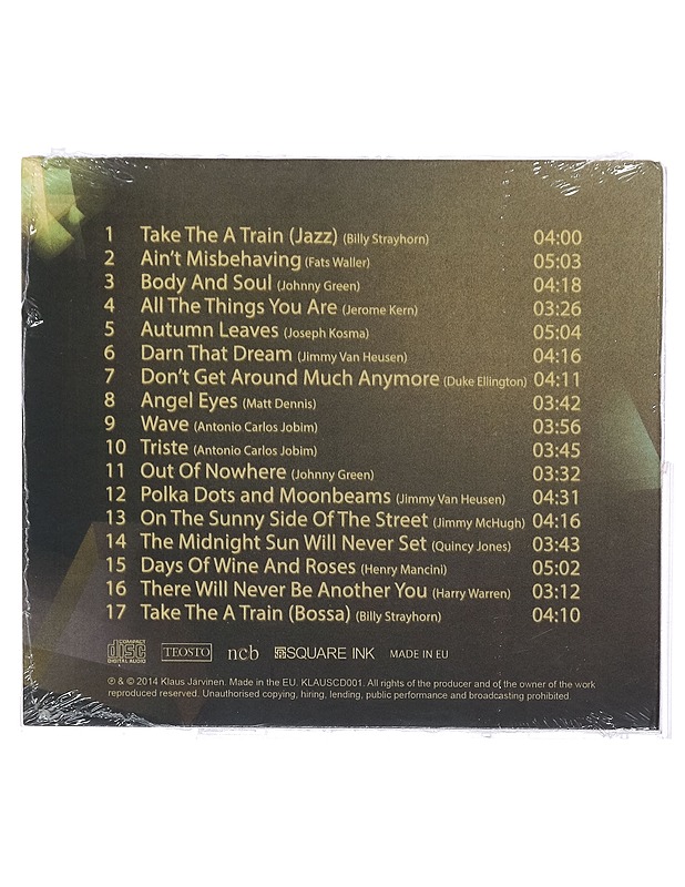 Klaus Järvinen & Claes Andersson trio: Ursula Jazz 2004-2014 - CD - CD-levyt - 10105414633 - 1