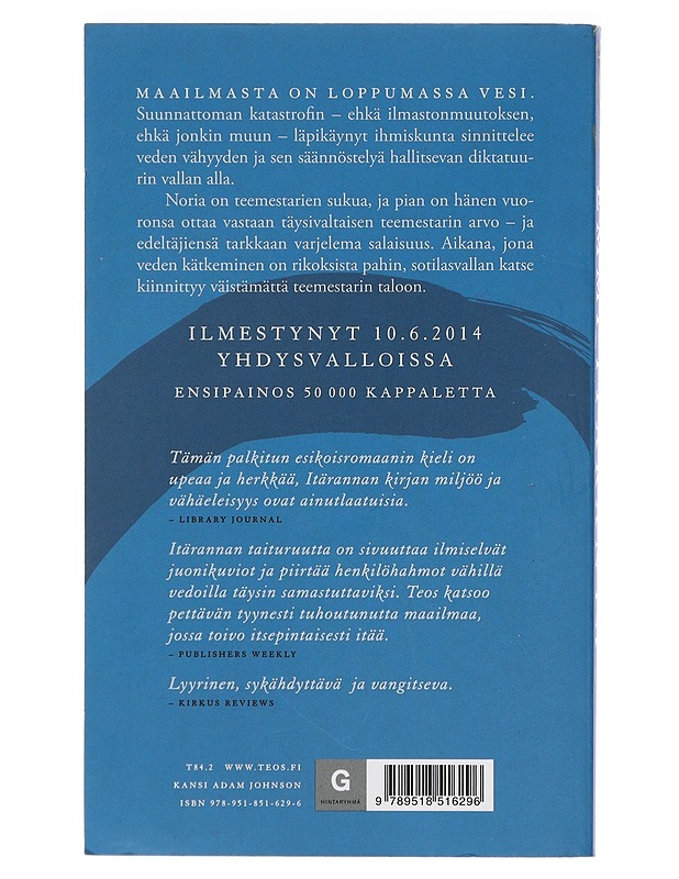 Teemestarin kirja - Emmi Itäranta - Fantasia- ja scifi - 10105414667 - 1