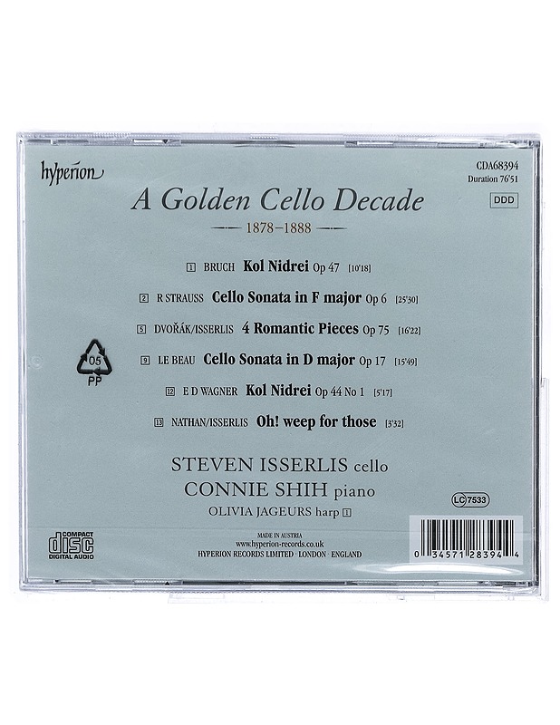 A Golden Cello Decade - CD - CD-levyt - 10105414669 - 1