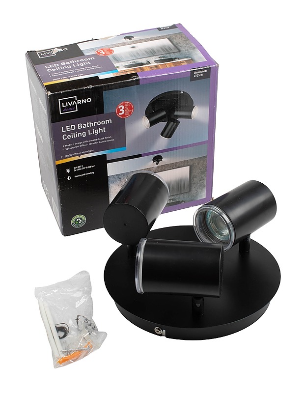 LIVARNO LED Kylpyhuoneen kattovalaisin - Valaisimet - 10105414691 - 2