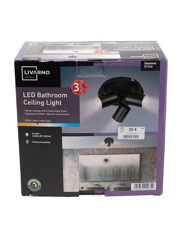 LIVARNO LED Kylpyhuoneen kattovalaisin - Valaisimet - 10105414698 - 1