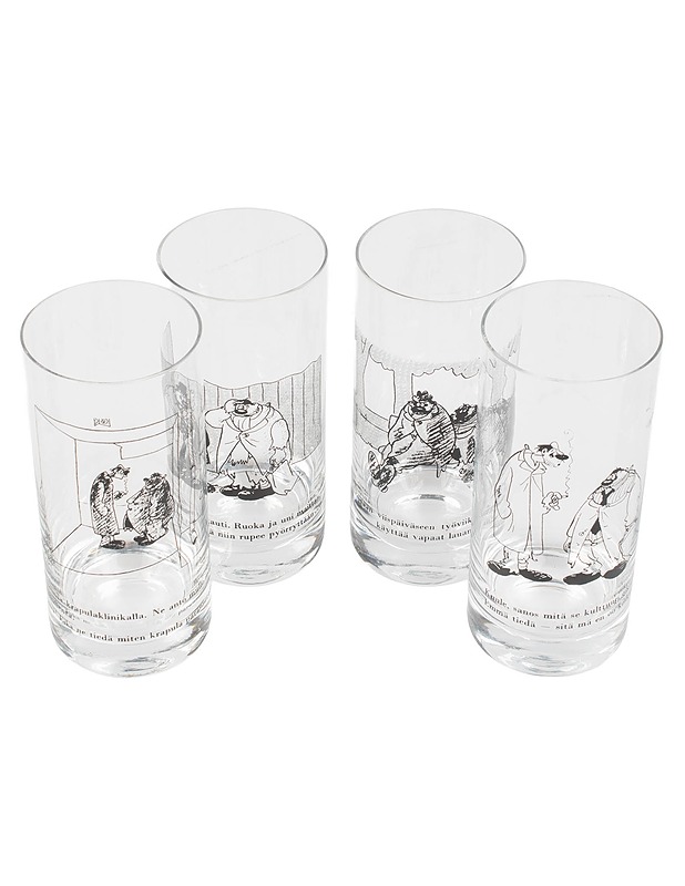 NUUTAJÄRVI Kari Suomalainen lasit, 4 kpl - Designsuosikit - 10105414768 - 0