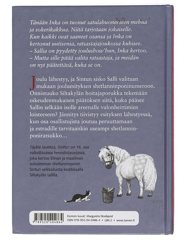 Täyttä laukkaa, Sinttu! - Lin Hallberg, Margareta Nordqvist - Lastenkirjat - 10105414783 - 1