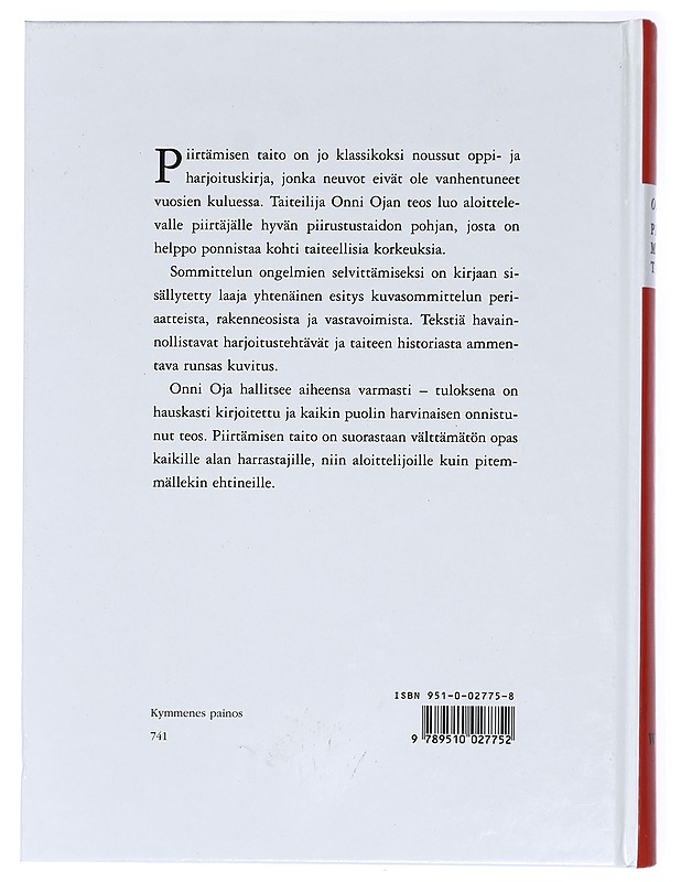 Piirtämisen taito - Onni Oja - Tietokirjat ja oppaat - 10105414790 - 1