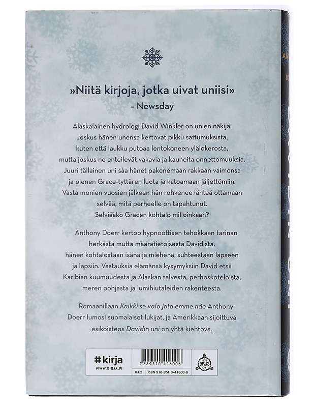 Davidin uni - Doerr, Anthony - Kaunokirjallisuus - 10105414817 - 1