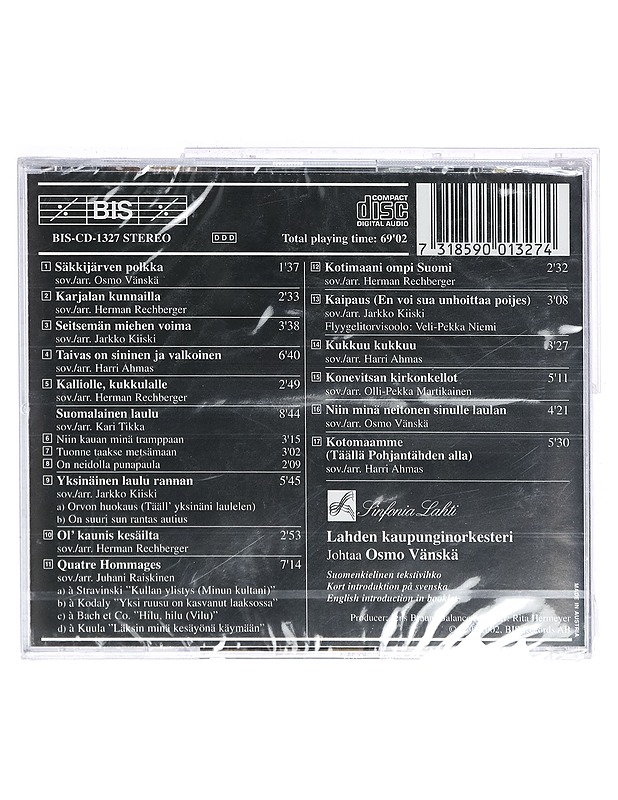 Lahden kaupunginorkesteri: Suomalainen kansanlaulu - CD - CD-levyt - 10105414839 - 1