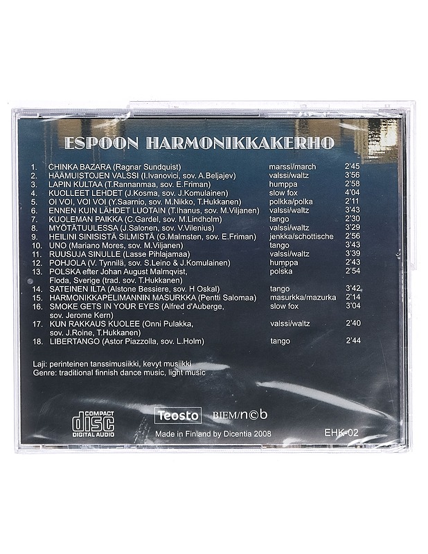 Espoon harmonikkakerho: Liber - CD - CD-levyt - 10105414847 - 1