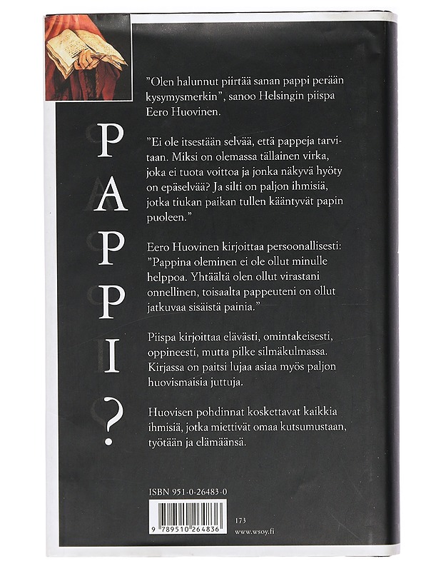 Pappi ? - Eero Huovinen - Elämäkerrat ja muistelmat - 10105414904 - 1