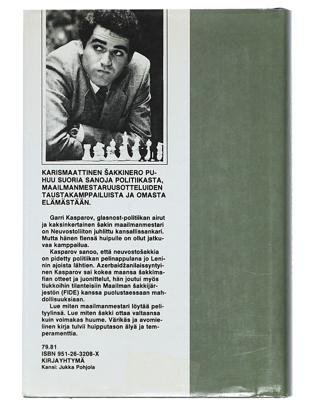 Maailmanmestari - Kasparov, Garri - Elämäkerrat ja muistelmat - 10105414925 - 1
