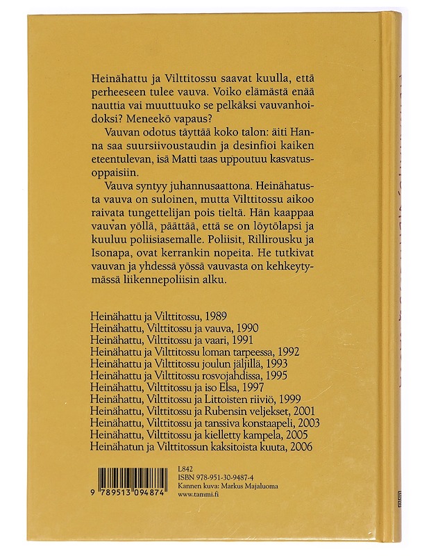 Heinähattu, Vilttitossu ja vauva - Nopola, Sinikka - Lastenkirjat - 10105414934 - 1