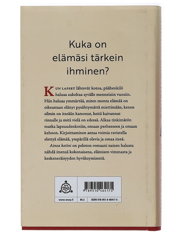 Ainoa kotini - Hanna Brotherus - Romaanit ja novellit - 10105414959 - 1