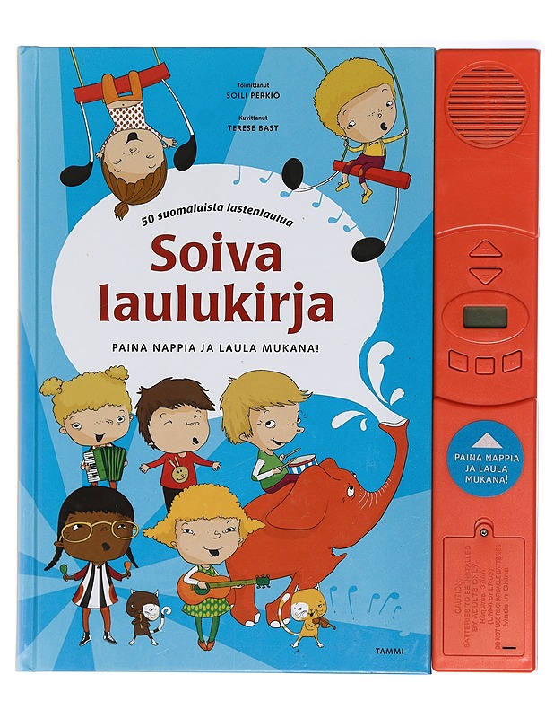 Soiva laulukirja: paina nappia ja laula mukana! : 50 suomalaista lastenlaulua - Perkiö, Soili - Lastenkirjat - 10105414978 - 0