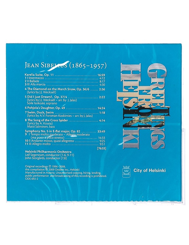 Greetings from Helsinki - CD - CD-levyt - 10105414994 - 1