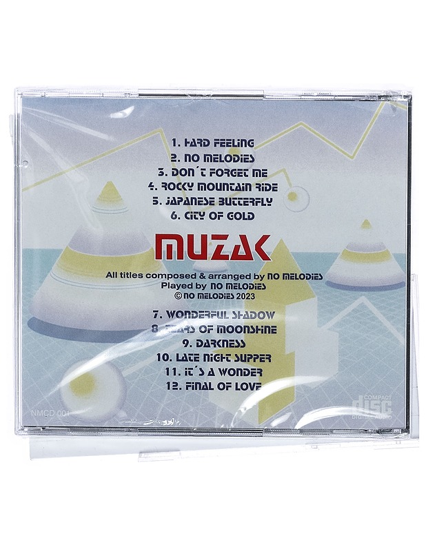 No Melodies: Muzak - CD - CD-levyt - 10105415016 - 1
