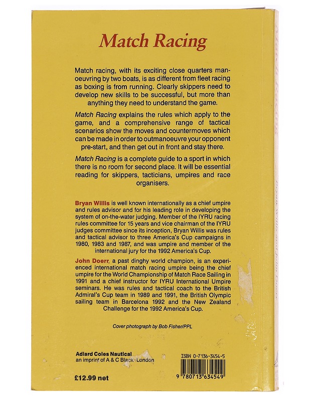 Match Racing, How to get in front and stay in front - Bryan Willis, John Doerr - Tietokirjat ja oppaat - 10105415024 - 1