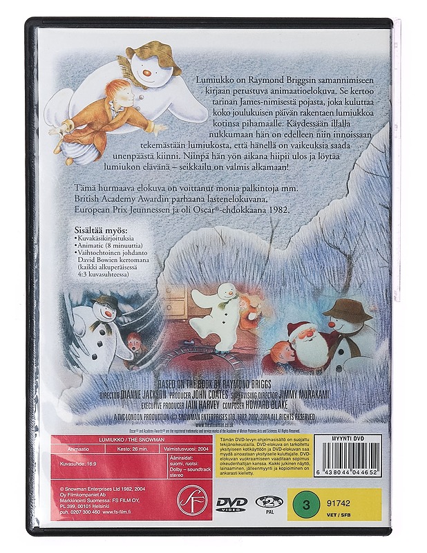 Lumiukko - DVD - Joulutuotteet - 10105415046 - 1