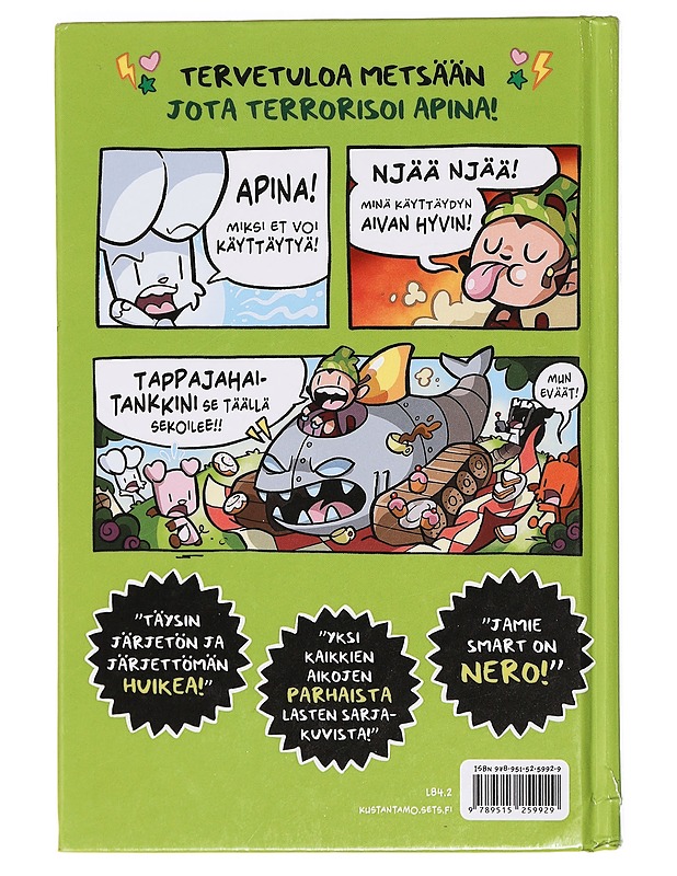 Pupu vs Apina - Smart, Jamie - Lastenkirjat - 10105415042 - 1