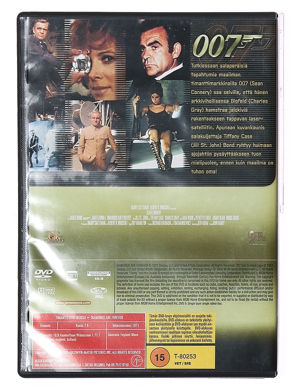 Timantit Ovat Ikuisia - DVD - DVD-elokuvat - 10105415096 - 1