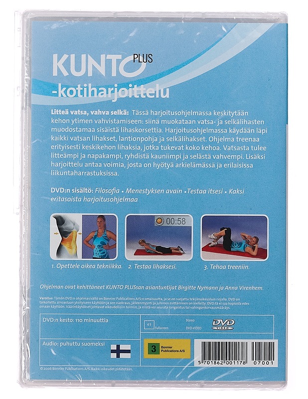 Litteä Vatsa, Vahva Selkä - DVD - DVD-elokuvat - 10105415109 - 1