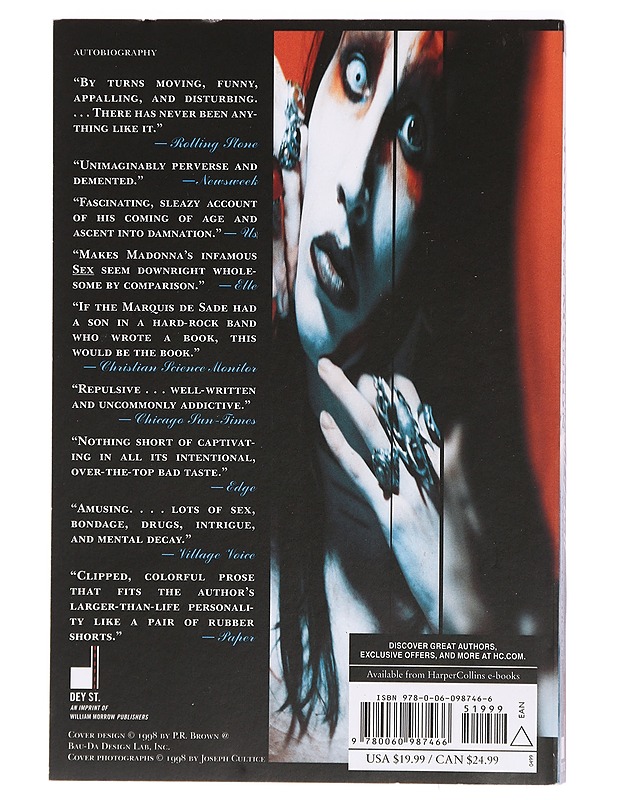 The long hard road out of hell - Manson, Marilyn - Elämäkerrat ja muistelmat - 10105415120 - 1