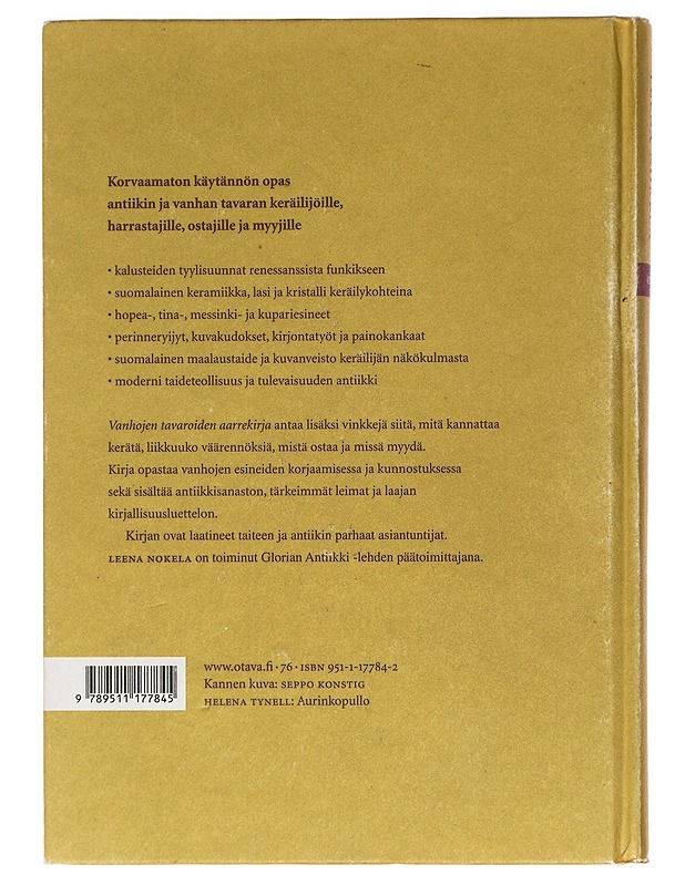 Vanhojen tavaroiden aarrekirja - Nokela, Leena - Lastenkirjat - 10105415124 - 1