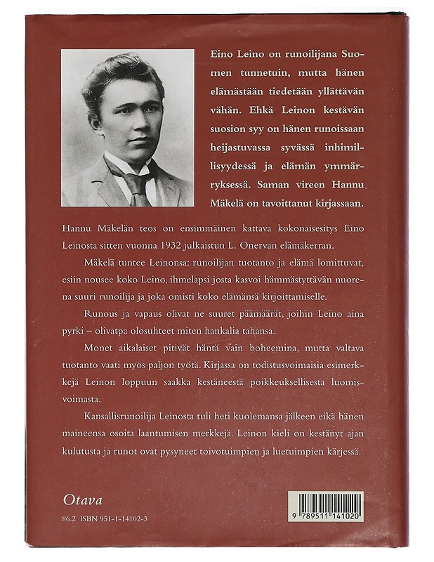 Eino Leino : elämä ja runo - Hannu Mäkelä - Elämäkerrat ja muistelmat - 10105415130 - 1